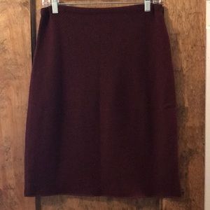 Banana Republic Burgundy Sweater Skirt